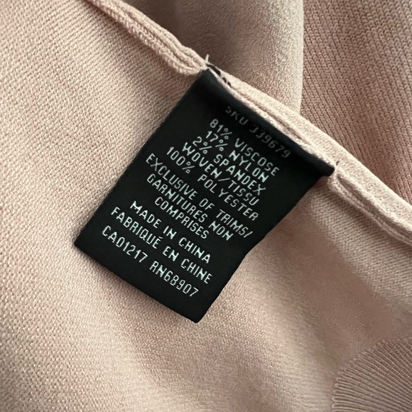 Le Chateau soft pink cardigan/blazer - Picture 4 of 4